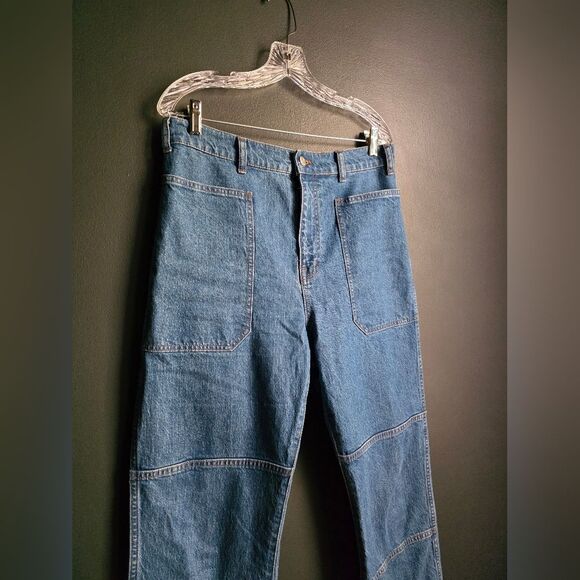 Madewell 90s Straight Utility Jean Size 31 Medium Wash - Picture 5 of 10